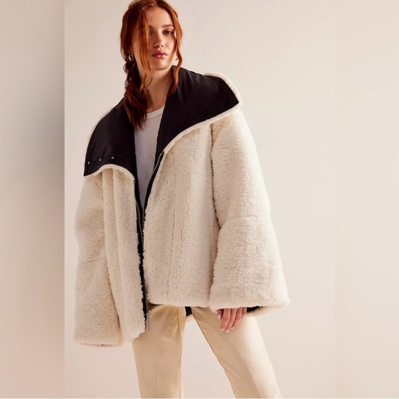 Free People | We The Free Isra Cozy Puffer Jacket - Reversible NWOT - Picture 2 of 13